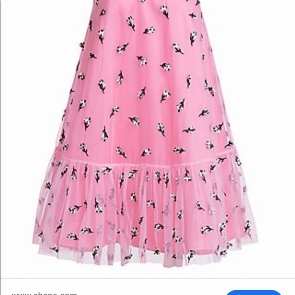 GANNI embellished mesh mocked neck dress - Picture 4 of 7